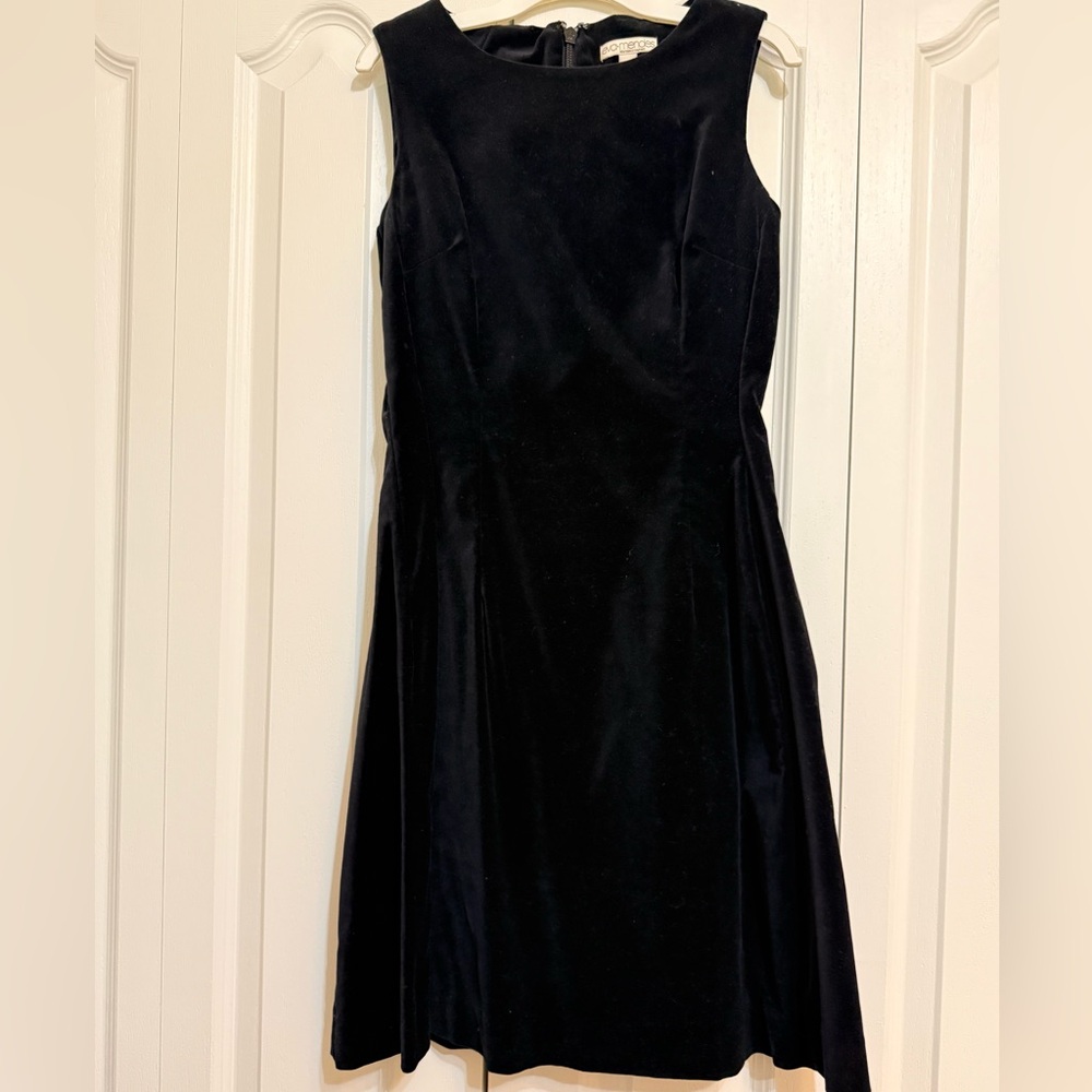 Eva Mendes for New York & Company Velvet Black Dress